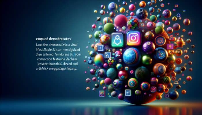 A vibrant Snapchat interface displaying customised filters for various demographics, enhancing brand engagement and loyalty.