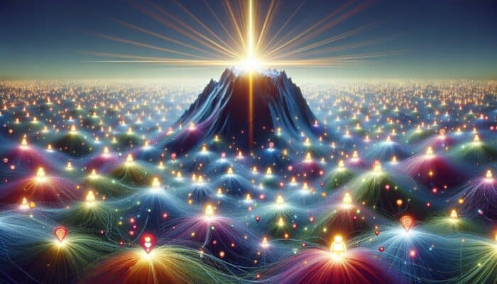 Dynamic TikTok videos enhancing brand's search engine ranking with increasing graphs and higher traffic.