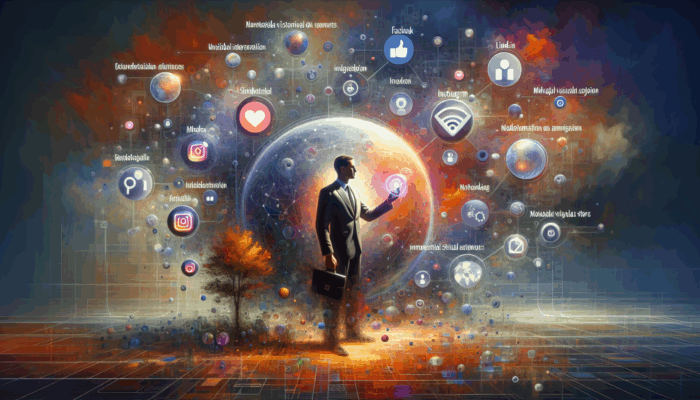 A Melksham business owner using Facebook, Instagram, and LinkedIn for targeted social media engagement.