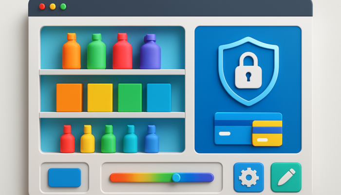 Vibrant WordPress e-commerce storefront with colourful products, secure payments, and user-friendly tools for UK businesses.