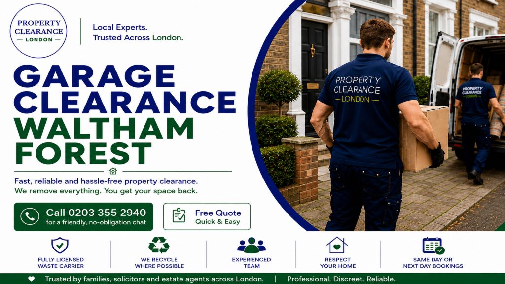 Garage Clearance Services in Waltham Forest for Your Needs