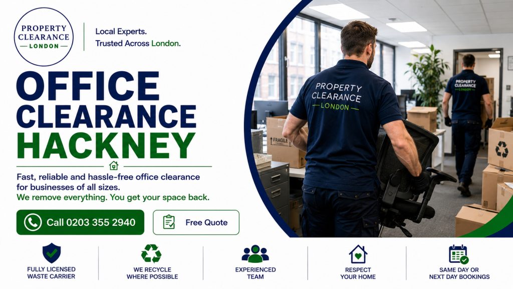 Office Clearance Services in Hackney: Reliable and Efficient