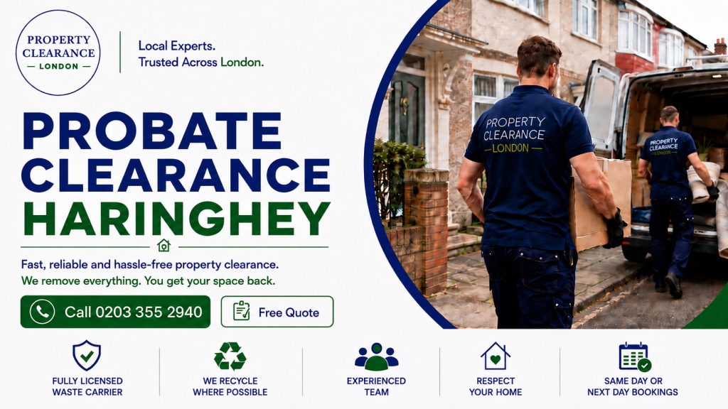 Probate House Clearance Services in Haringey by Experts